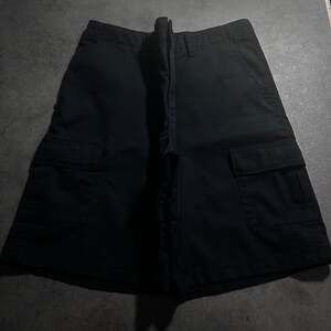 Men's Flat Front dark blue Cargo Shorts